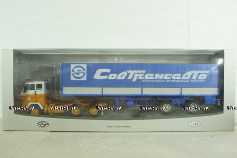 Volvo F89 с полуприцепом Fruehauf Savoyarde Совтрансавто , SSM1557, SSM 1:43