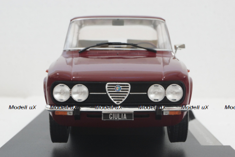 Alfa Romeo Giulia Nuova Super 1974, darkred, MCG18308, MCG 1:18