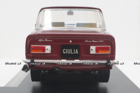 Alfa Romeo Giulia Nuova Super 1974, darkred, MCG18308, MCG 1:18