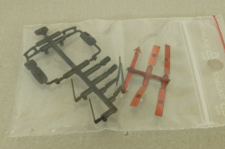 Mercedes Actros MP1 1848 with semi trailer Sales master trucks 1996, white, 112319, Eligor 1:43