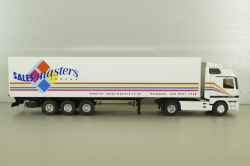 Mercedes Actros MP1 1848 with semi trailer Sales master trucks 1996, white, 112319, Eligor 1:43