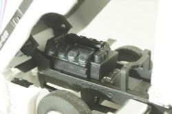 Mercedes Actros MP1 1848 with semi trailer Sales master trucks 1996, white, 112319, Eligor 1:43