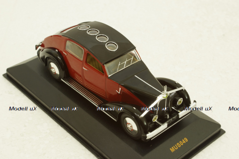 Voisin C25 Aerodyne 1934 red/black, MUS049, IXO Museum 1:43