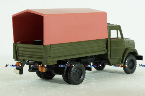 Зил-4331, хаки с тентом, ноябрь 1986г., з-д Вега 1:43 