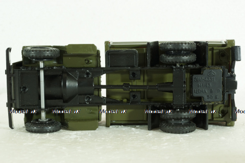 Зил-4331, хаки с тентом, ноябрь 1986г., з-д Вега 1:43 