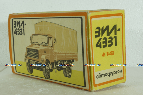 Зил-4331, хаки с тентом, ноябрь 1986г., з-д Вега 1:43 