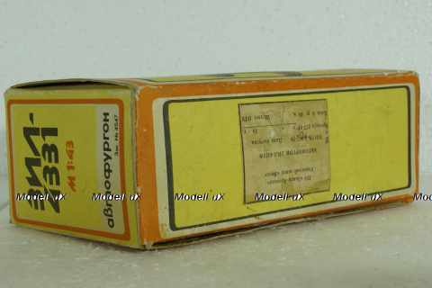 Зил-4331, хаки с тентом, ноябрь 1986г., з-д Вега 1:43 