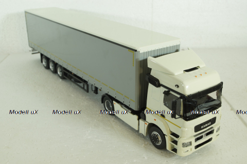КАМАЗ-5490 с полуприцепом НЕФАЗ-93341, 102958, Автоистория 1:43