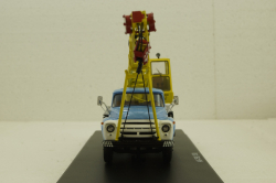 Зил-130 АК-75 (130) Автокран , желтый/голубой, SSM1098, SSM 1:43