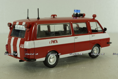 РАФ-22034 пожарный Автомобиль на Службе №12, 1:43