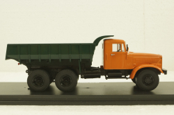 Краз-256Б1, самосвал, оранжевый/зеленый, SSM1086, SSM 1:43