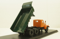 Краз-256Б1, самосвал, оранжевый/зеленый, SSM1086, SSM 1:43