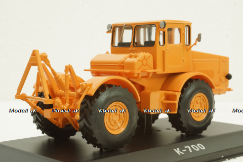 К-700 трактор, оранжевый, Тракторы №120 1:43