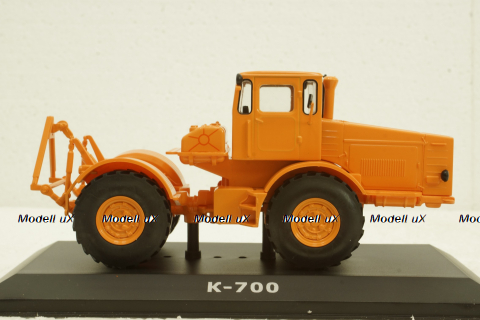 К-700 трактор, оранжевый, Тракторы №120 1:43