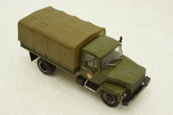 Газ-3308 бортовой с тентом, хаки, Наши Грузовики №21, Конверсии 1:43