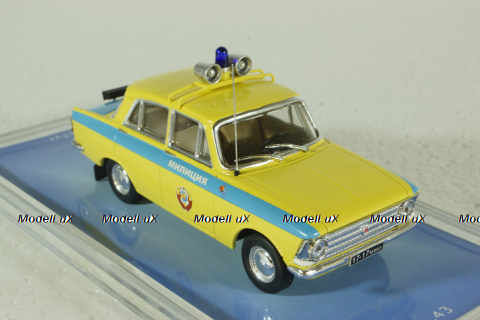 Москвич-408 Милиция, ГАИ 1970г., TruckTyr 1:43