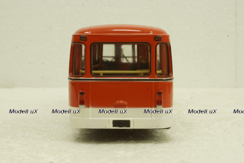 Лиаз-677М, красный/белый, Советский Автобус 1:43