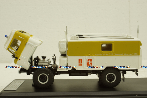 Газ-66 КШМ Р-142 Олимпиада 80 1980г, SSML021, SSM 1:43