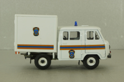 Уаз-3962, МЧС, пластик, Агат 1:43