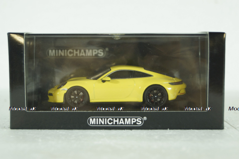 Porsche 911 (992) GT3 Touring 2021, yellow, 410069601, Minichamps 1:43