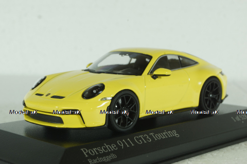 Porsche 911 (992) GT3 Touring 2021, yellow, 410069601, Minichamps 1:43