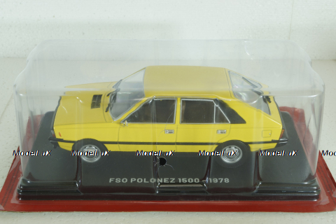 Polonez 1500, 1978, yellow, Hachette 1:24 Без Журнала