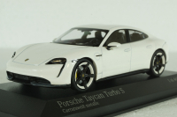 Porsche Taycan Turbo S 2020, white, 410068476, Minichamps 1:43