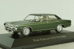 Ford Fairlane LTD V8 1969 green metallic/black, Altaya 1:43