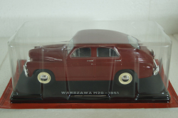 Warszawa M20, 1951, dark red, Hachette 1:24 Выпуск №08 С журналом!