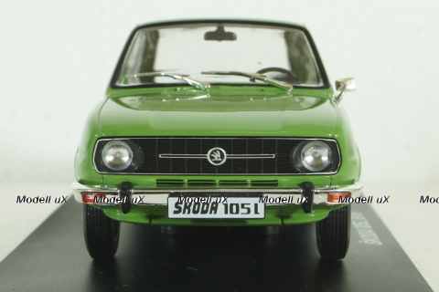 Skoda 105 L, 1978, green, Hachette 1:24 Выпуск №37 С журналом!
