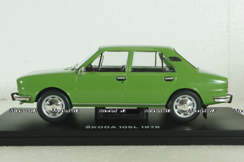 Skoda 105 L, 1978, green, Hachette 1:24 Выпуск №37 С журналом!
