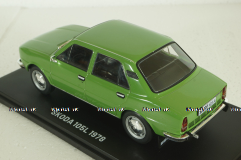Skoda 105 L, 1978, green, Hachette 1:24 Выпуск №37 С журналом!