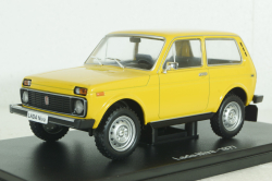 Ваз-2121 Нива, Lada 1600, 4x4, 1977, желтая, Hachette 1:24 Выпуск №7 С журналом!