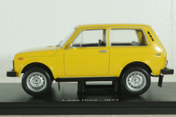 Ваз-2121 Нива, Lada 1600, 4x4, 1977, желтая, Hachette 1:24 Выпуск №7 С журналом!