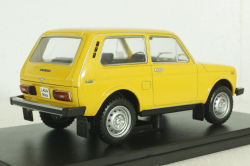 Ваз-2121 Нива, Lada 1600, 4x4, 1977, желтая, Hachette 1:24 Выпуск №7 С журналом!