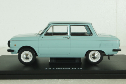 Заз-968М 1979, голубой, Hachette 1:24 Без зеркала!