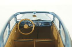 Москвич-400, 1947, синий, Hachette 1:24