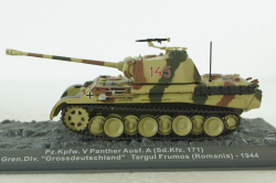 Pz.Kpfw. V Panther Ausf.A (Sd.Kfz. 171), Targul Frumos, Romania 1944, Altaya 1:72