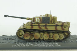 Pz.Kpfw. VI Tiger I Ausf.E (Sd.Kfz.181), Lukanjowka (USSR) 1943, Altaya 1:72