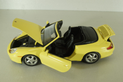 Porsche 911 (996) cabrio, yellow, 27906, UT Models 1:18