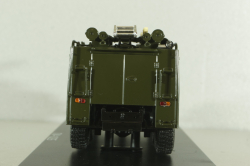 АЦ-40(43202)ПМ-102Б пожарная автоцистерна на шасси Урал-43202, хаки, SSM1233, SSM 1:43