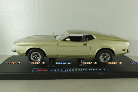 Ford Mustang Mach 1 1971, light grey, 3601, Sun Star 1:18