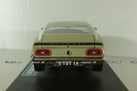 Ford Mustang Mach 1 1971, light grey, 3601, Sun Star 1:18