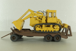 Прицеп ЧМЗАП-5208 , коричневый, Modellux 1:43