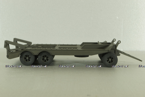 Прицеп ЧМЗАП-5208 , темно-серый, Modellux 1:43