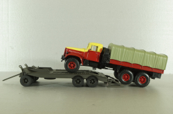 Прицеп ЧМЗАП-5208 , темно-серый, Modellux 1:43