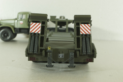 КВСЗ-5001.000 2-х осный п/прицеп-тяжеловоз, хаки, Modellux 1:43