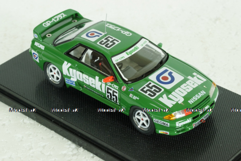 Nissan Skyline (R32) No.55, Gr.A 1993, green, 44158, Ebbro 1:43
