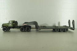 ЧМЗАП-9990 п/прицеп-тяжеловоз, серый, Modellux 1:43