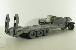 ЧМЗАП-9990 п/прицеп-тяжеловоз, серый, Modellux 1:43